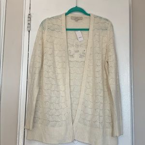 Cream knit cardigan